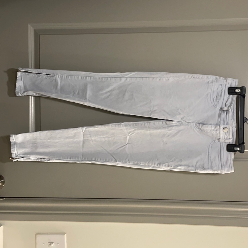 Calvin Klein light blue cotton stretch pants in size 2. Perfect for smart casual